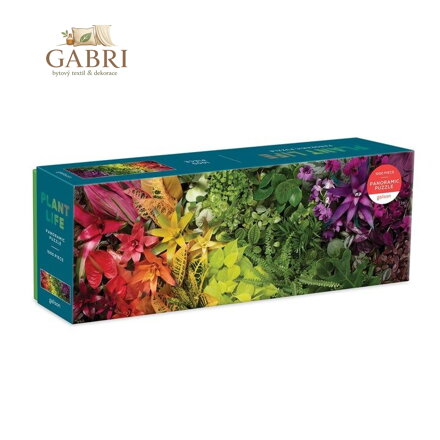 Galison Puzzle Panoráma živá zahrada 1000 dílků