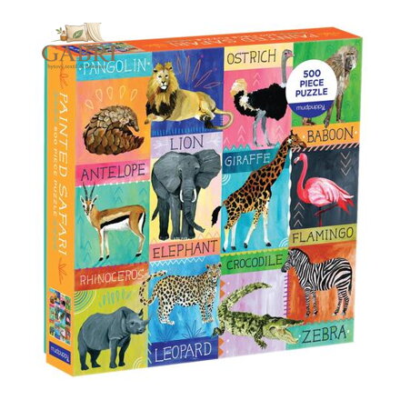Mudpuppy Puzzle Safari koláž 500 dílků