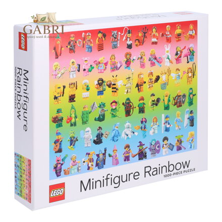 Chronicle Books Puzzle LEGO® Duhové minifigurky 1000 dílků