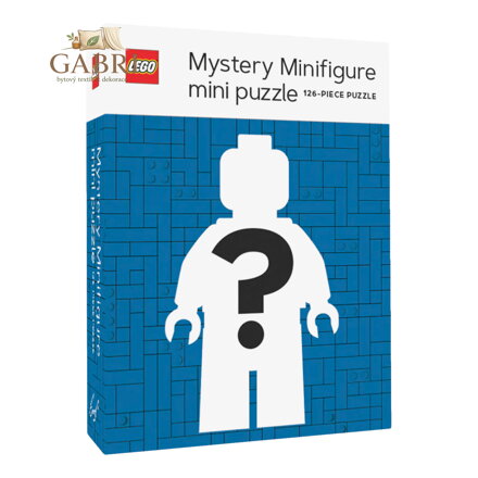 Chronicle Books Puzzle LEGO® Tajemná minifigurka Modrá edice 126 dílků