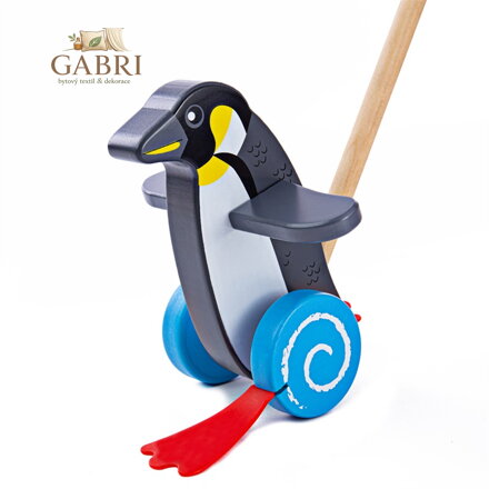 Bigjigs Baby Dřevěný jezdík Tučňák