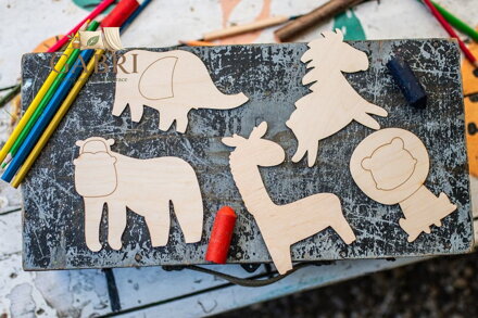 BeWooden Maluj a obkresluj - Divočina