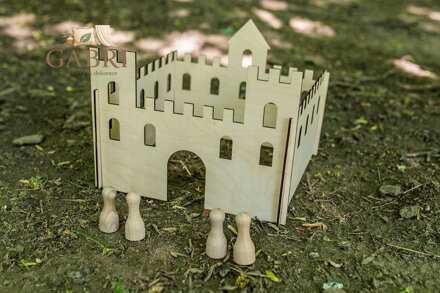 BeWooden Dřevěný hrad Panáčkovo království