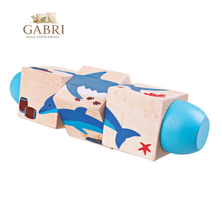 Bigjigs Toys Motorický válec život v moři