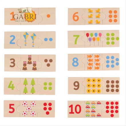 Bigjigs Toys Edukativní puzzle počítání