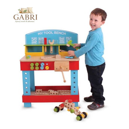 Bigjigs Toys Dřevěný pracovní stůl