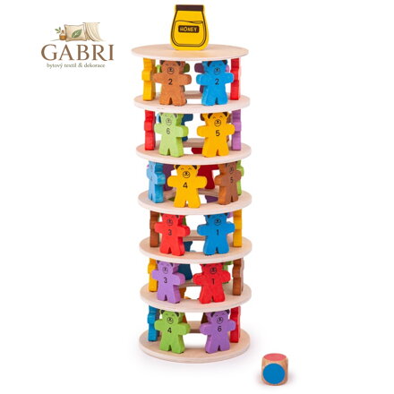 Bigjigs Toys Hra padající medvídci
