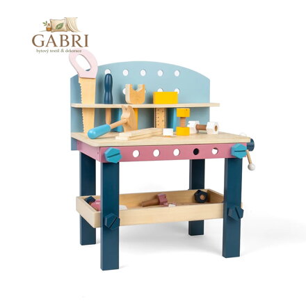 Bigjigs Toys Dětský pracovní stůl s nářadím