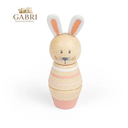 Bigjigs Toys Dřevěné šroubovací zvířátko Králík