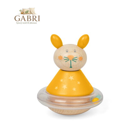Bigjigs Toys Panáček vstáváček Zajíček