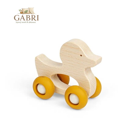 Bigjigs Toys Zvířátko na kolečkách Kačenka