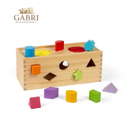 Bigjigs Toys Vkládání a třídění Tajemná krabička