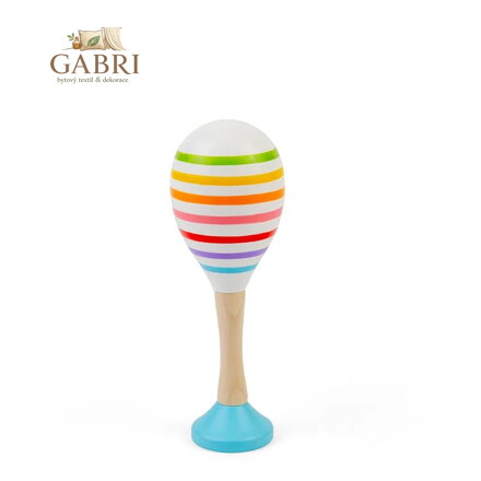 Bigjigs Toys Rumba koule sada 2 ks modrá