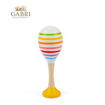Bigjigs Toys Rumba koule sada 2 ks žlutá