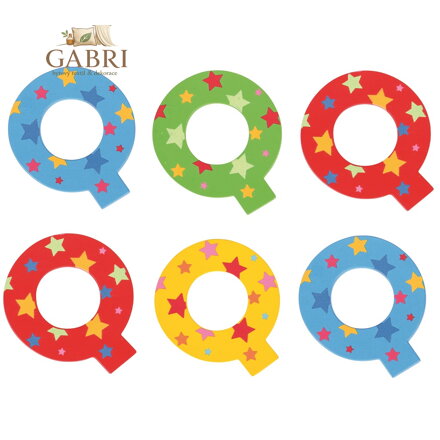 Bigjigs Toys Hvězdičkové písmenko Q