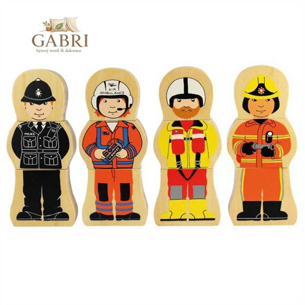 Bigjigs Toys Dřevěné puzzle profese