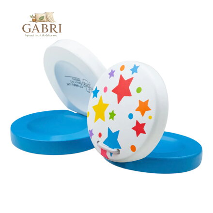 Bigjigs Toys Kastaněty hvězdičky 1 ks modrá