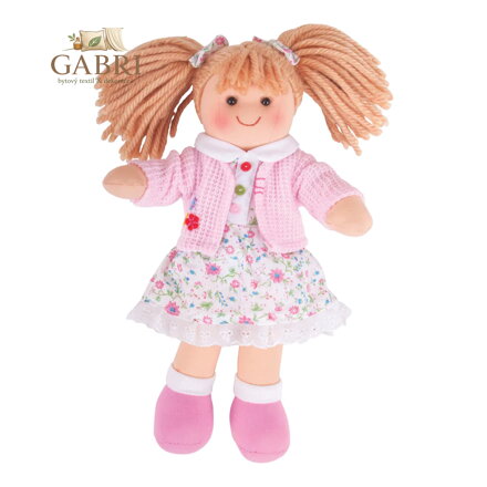 Bigjigs Toys Látková panenka Poppy 28 cm