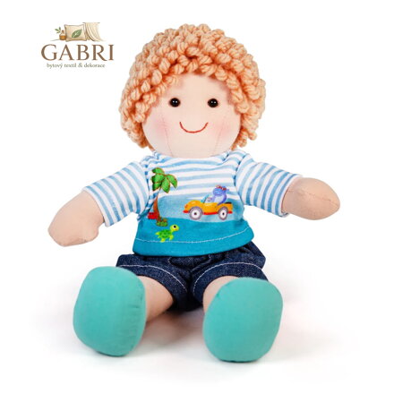 Bigjigs Toys Látková panenka Robin 30 cm