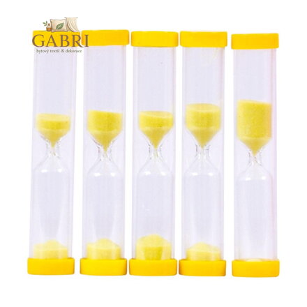 Bigjigs Toys Přesýpací hodiny 3 minuty 1ks žluté