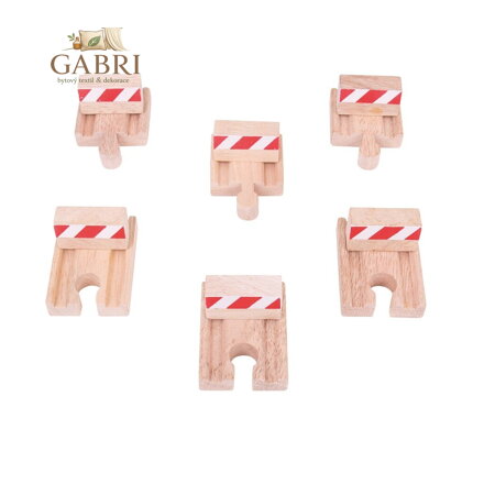 Bigjigs Rail Nárazníky 6ks -  poškozený obal