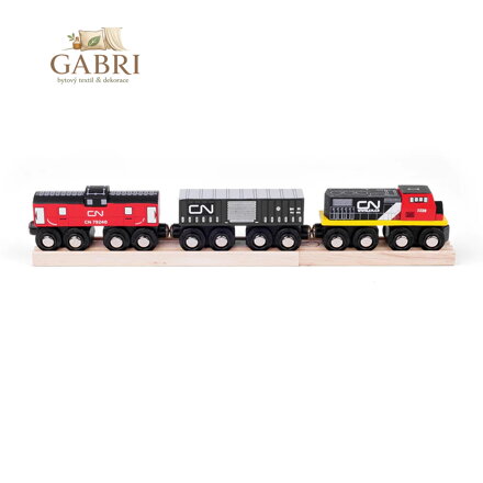 Bigjigs Rail CN nákladní vlak + koleje