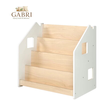 BusyKids Stojan na knihy bílý