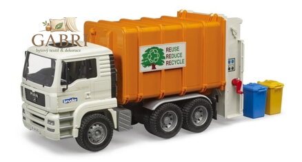 Bruder Popelářský vůz MAN TGA