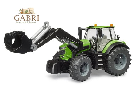 Bruder Traktor Deutz-Fahr 8280 TTV s čelním nakladačem