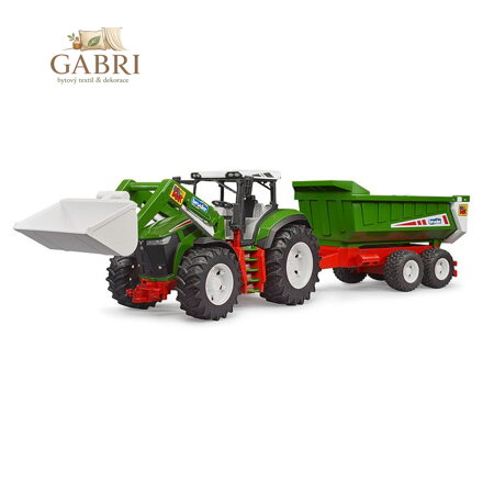 Bruder Traktor ROADMAX s čelním nakladačem a vozem