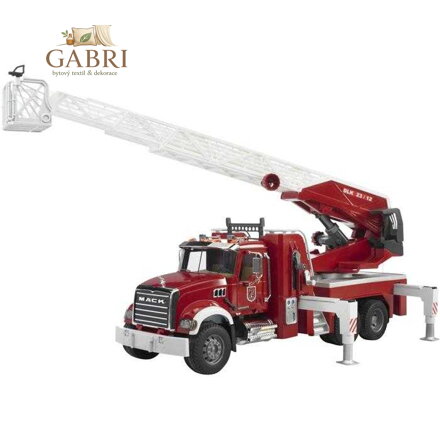 Bruder Nákladní auto MACK Granit požární žebřík