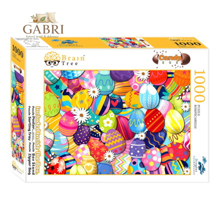 Brain Tree Puzzle Sladká vajíčka 1000 dílků