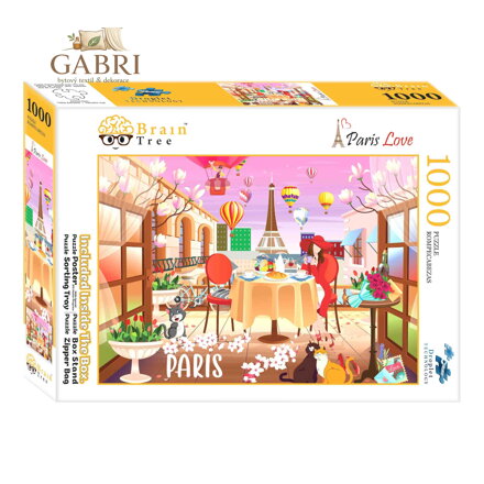 Brain Tree Puzzle Láska z Paříže 1000 dílků
