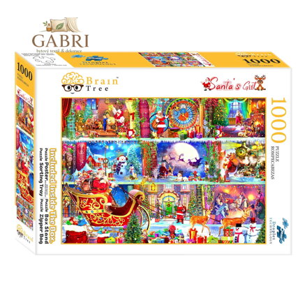 Brain Tree Puzzle Santovy dárky 1000 dílků