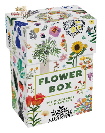 Chronicle Books Květinový box 100 ks pohlednic
