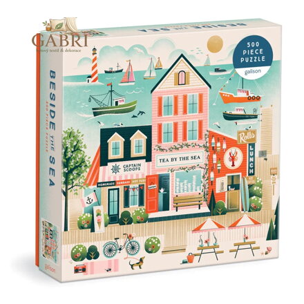 Galison Puzzle Bistro u moře 500 dílků