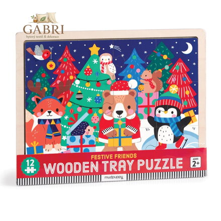 Mudpuppy Puzzle Vánoce 12 dílků