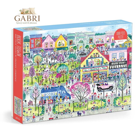 Galison Puzzle Michael Storrings Knižní město 1000 dílků