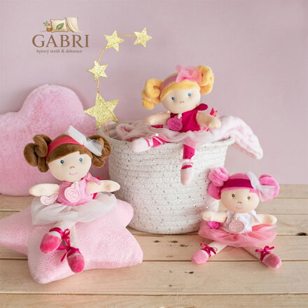 Doudou Jolijou Panenka mini baletka "Les Tutus" 23 cm