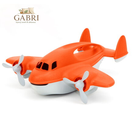 Green Toys Požární letadlo oranžové