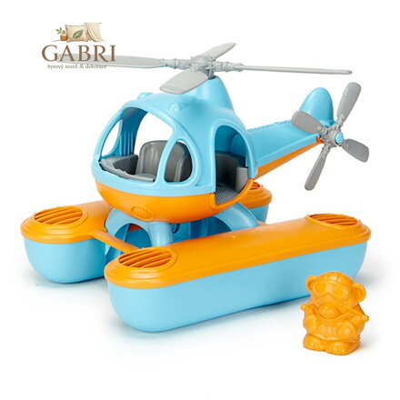 Green Toys Vrtulník hydroplán modrý