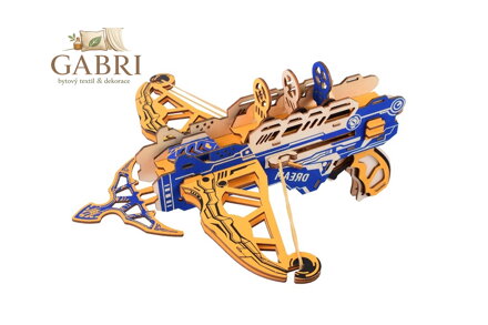 Woodcraft Dřevěné 3D puzzle Kuše