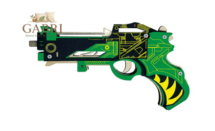 Woodcraft Dřevěné 3D puzzle Zbraň na gumičky Virbius