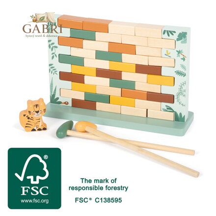 small foot Hra Vratká zeď Safari