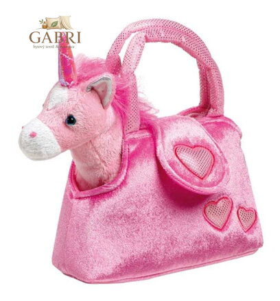 small foot Plyšový jednorožec v kabelce Fina