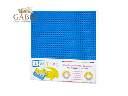 L-W Toys Základová deska 32x32 modrá