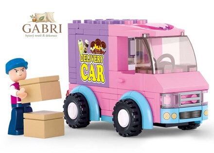 Sluban Girls Dream Town M38-B0520 Zmrzlinové auto