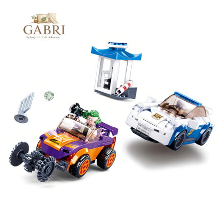 Sluban Policie M38-B0825 Policejní honička s natahovacím autem