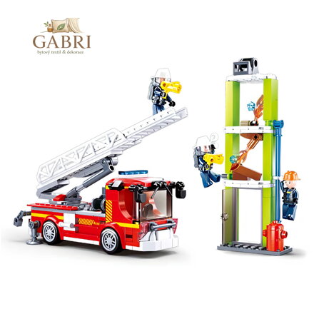 Sluban Hasiči M38-B0966 Vůz s teleskopickým žebříkem