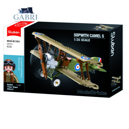 Sluban Model Bricks M38-B1293 Dvouplošník Sopwith 1.35
